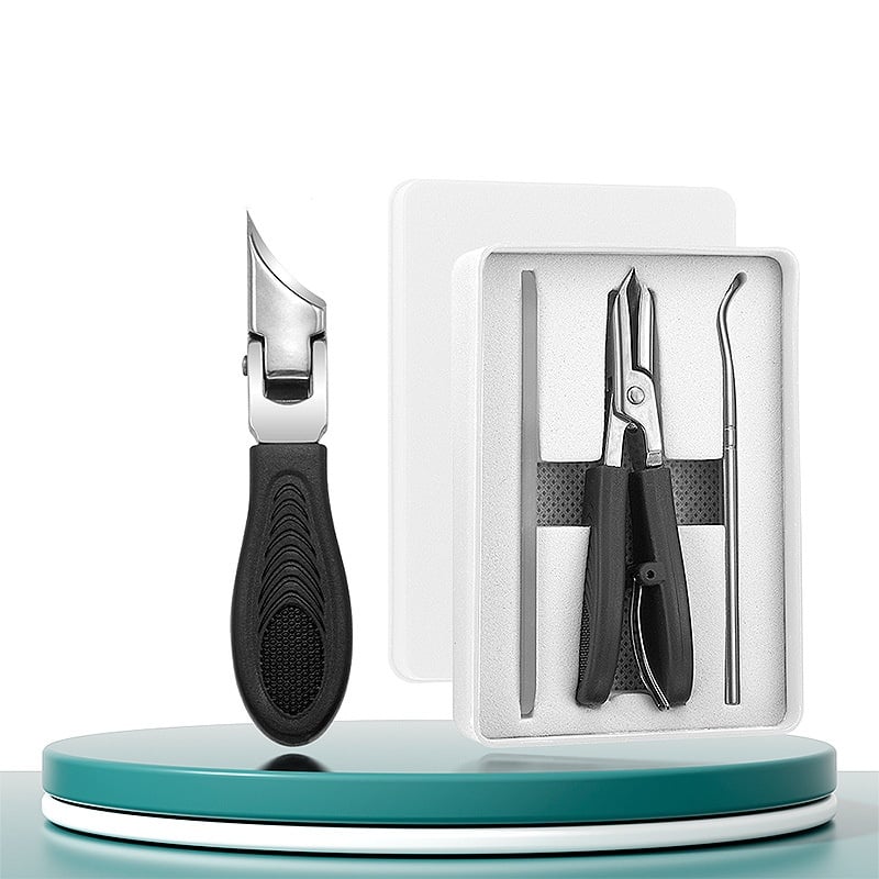 ✂️ 50% DE DESCONTO – Conjunto de 3 Corta-unhas Ângulo Bico de Águia | Corte preciso, lâmina afiada & durável