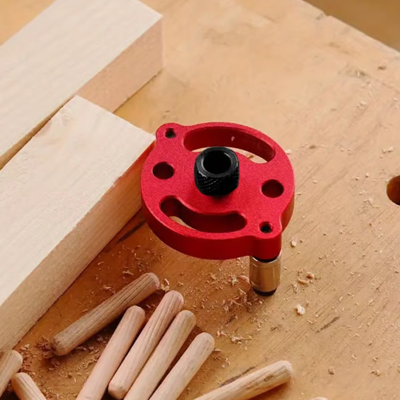 🔨 Kit de gabarito para cavilhas com autocentragem – Juntas perfeitas, sem margem para erros! 🪚✨ Faça furos sempre perfeitamente centrados – o segredo para um trabalho em madeira de nível profissional. 🛠️💥