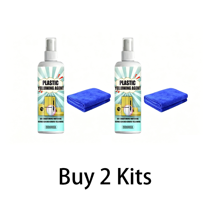🔥 50% DE DESCONTO – Kit Restaurador de Plástico Amarelado | Remove amarelado, recupera a cor original & fácil de aplicar – Oferta por tempo limitado 🎁⏰