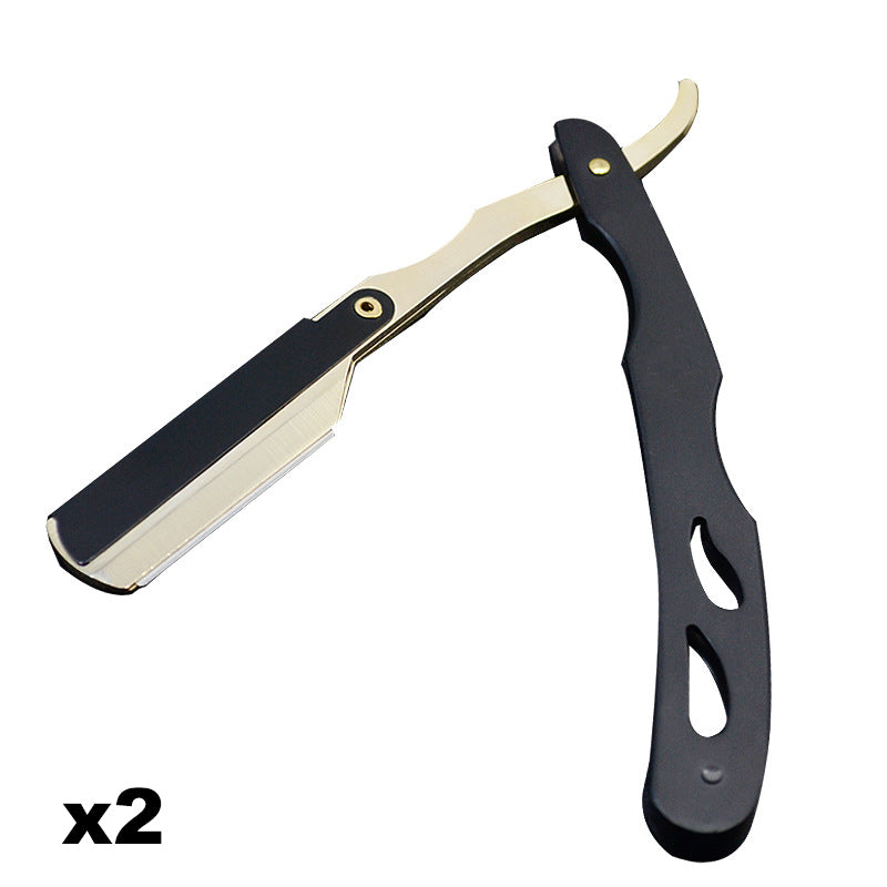 🪒 50% DE DESCONTO – Suporte para Navalha Reta Dobrável Manual | Compacto, seguro & fácil de guardar ✨🔪
