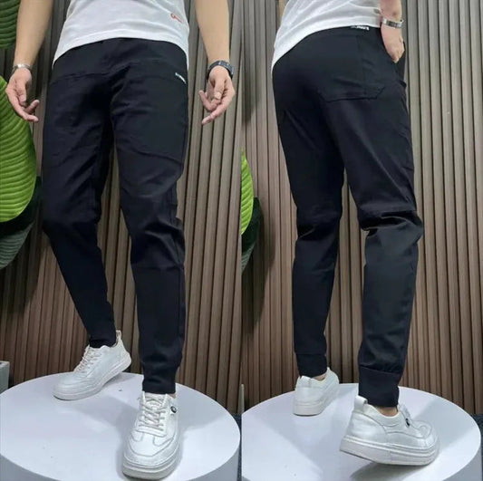 High Stretch Skinny Cargohose Mit Mehreren Taschen für Herren