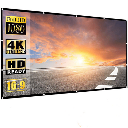 🎬 50% DE DESCONTO – Tela Gigante Portátil para Cinema ao Ar Livre | Leve, fácil montagem & imagem nítida 🌟📺