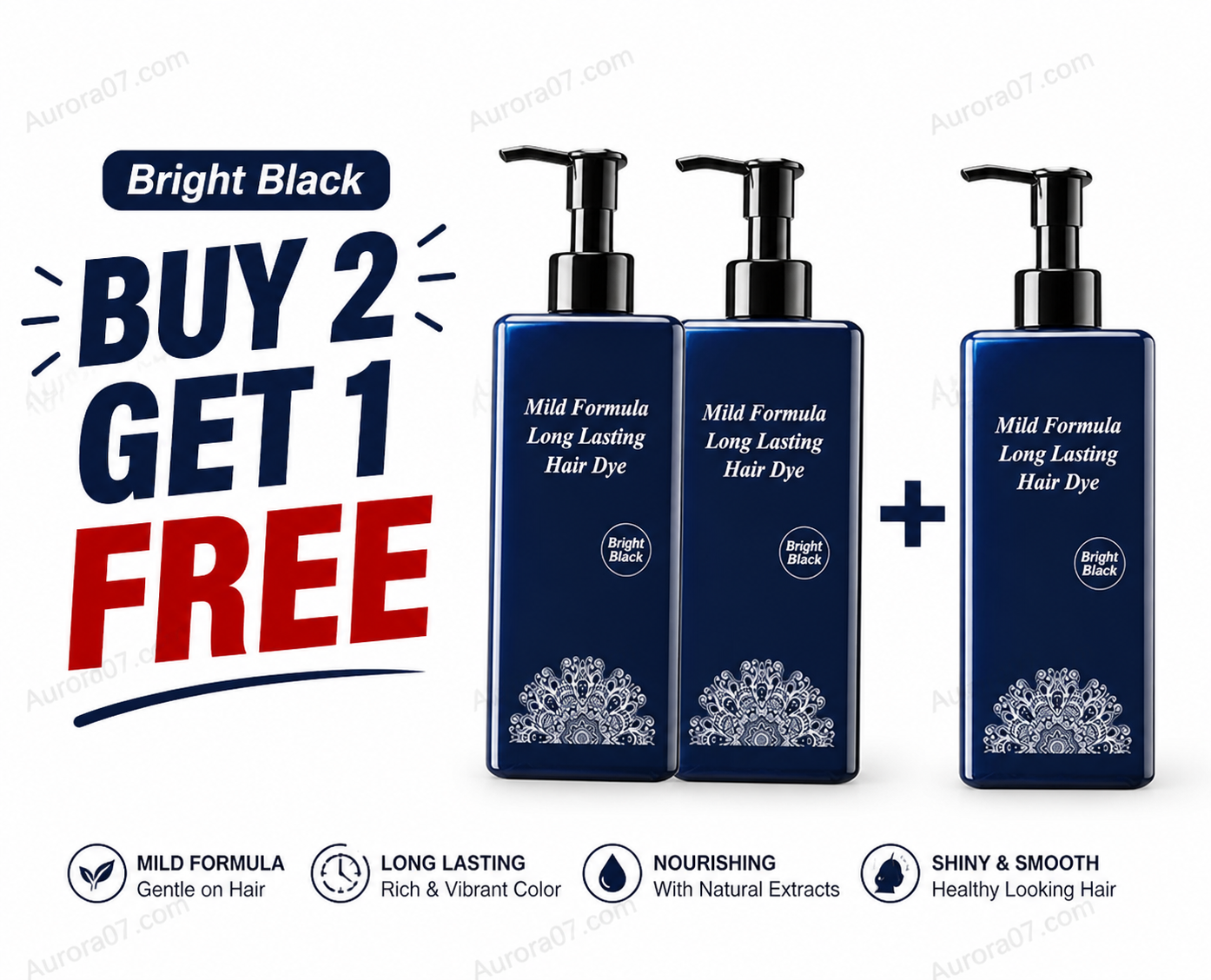 💞BUY 2 GET 1 FREE💞🌿Plant-Based Hair Coloring Cream - Mild Formula Long Lasting
