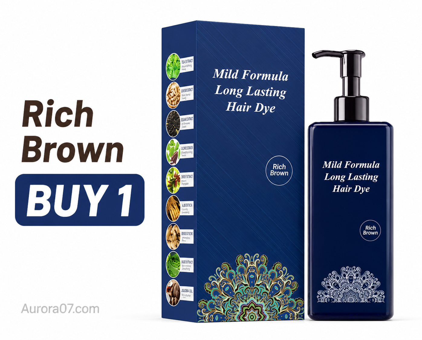 💞BUY 2 GET 1 FREE💞🌿Plant-Based Hair Coloring Cream - Mild Formula Long Lasting