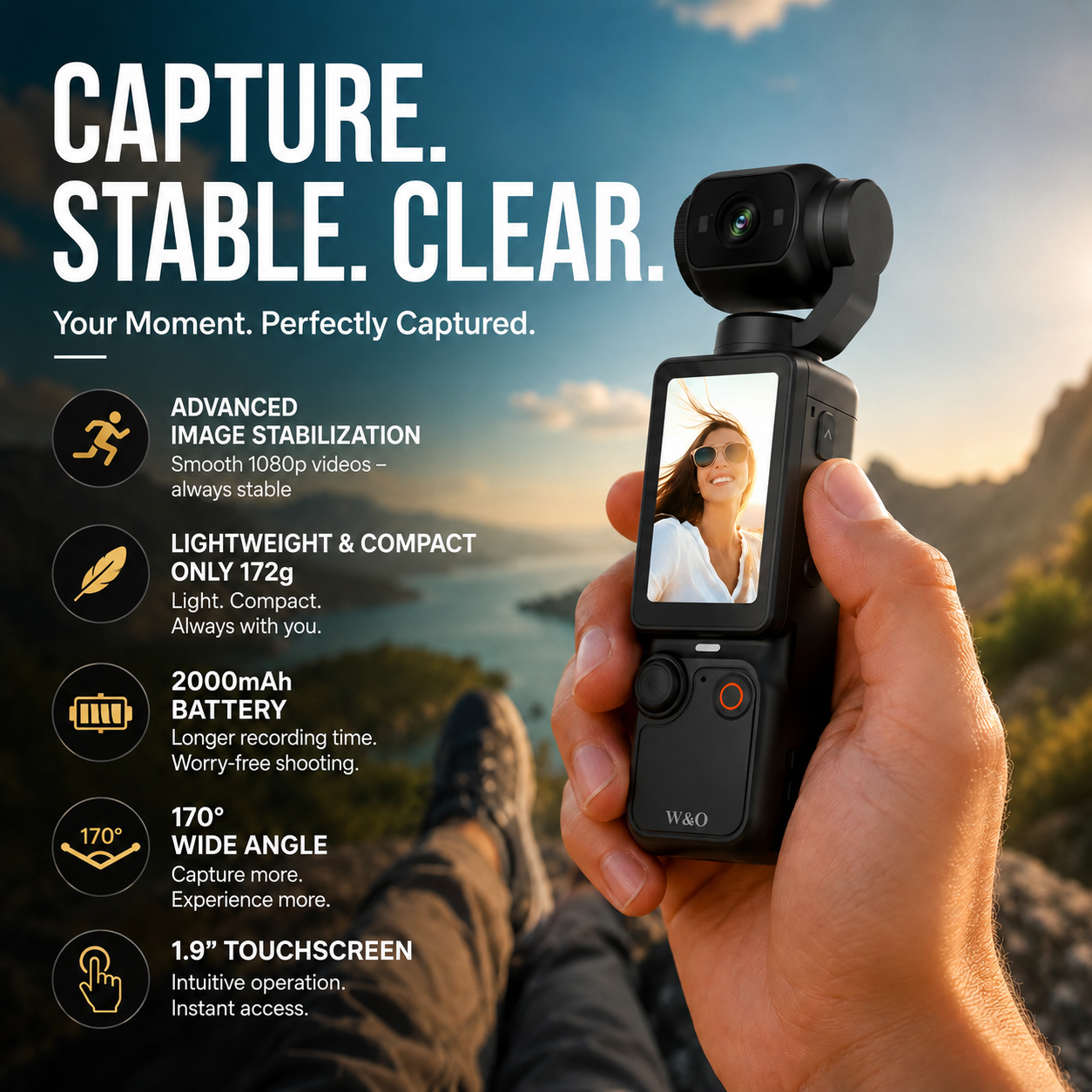 📸 50% DE DESCONTO – Edição Limitada 📸 Câmara de Bolso com Ecrã Rebatível | Selfies perfeitas, partilha instantânea & sem necessidade de edição