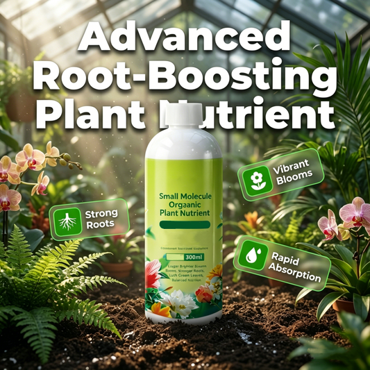 🌱 50% DE DESCONTO – Nutriente Avançado para Reforço de Raízes | Estimula crescimento, fortalece as raízes & ideal para plantas ornamentais, horta e jardim