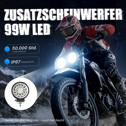 💎 50% RABATT! 💎 4-Zoll-LED-Pod mit 99 W – Extrem hell, robust & perfekt für Offroad-Einsätze 🚙💡