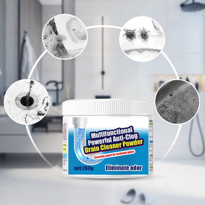 🚰 50% DE DESCONTO – Pó Dissolvedor de Odores para Ralos | Desentope canos, elimina odores & ação potente