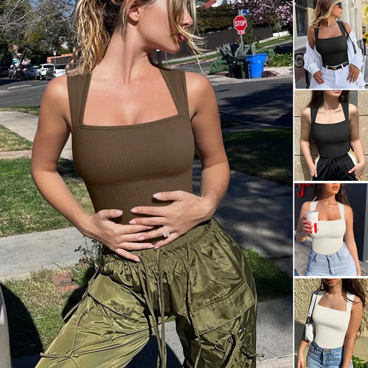 【😍Heißer Sale 50 % 😍】Ärmellose Tank-Tops und Bodys mit Bauch-weg-Effekt