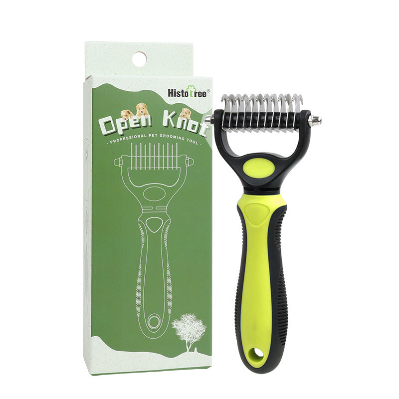 🐾 50% DE DESCONTO – Escova Profissional para Desembaraçar Cães e Gatos | Remove nós suavemente, cuida do pelo & fácil de usar