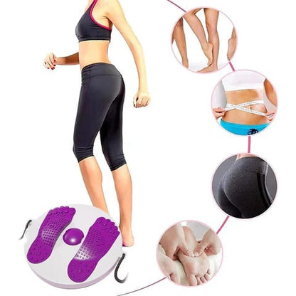 🌀 50% DE DESCONTO – Tabuleiro de Massagem e Exercício com Torção de Cintura | Emagrece, queima gordura & melhora a circulação em casa ✨