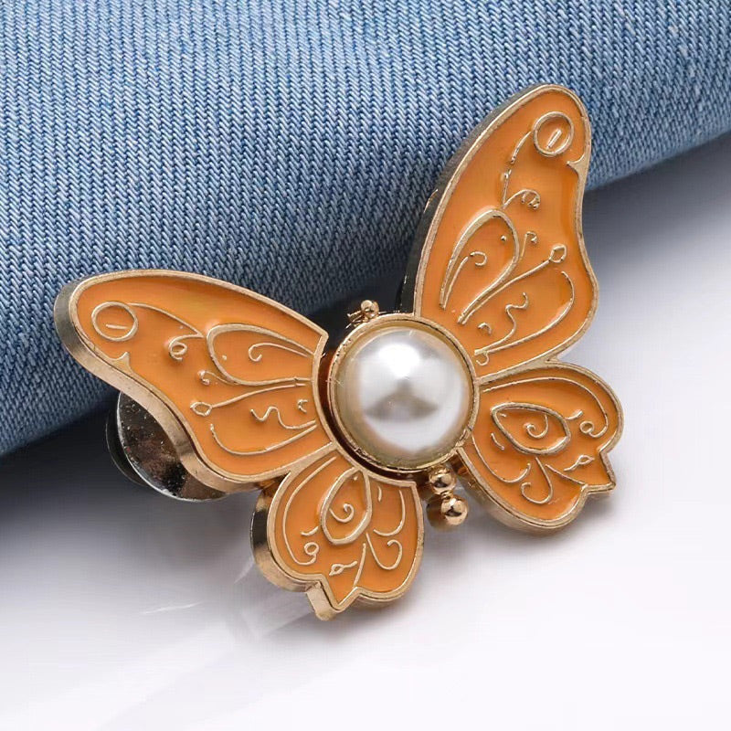 🦋 50% DE DESCONTO – Fivela Ajustável de Cintura Borboleta | Compre 1 Leve 9 Grátis, prática & versátil