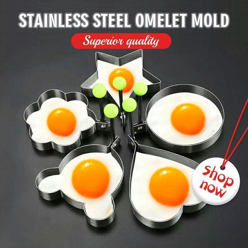 🔥Ofertas imperdíveis - Molde para omeletes em aço inoxidáve