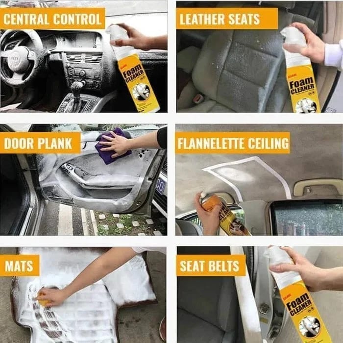 Limpa Espuma Multiuso para Interior de Carro