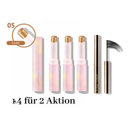 ✨ 50% DE DESCONTO – Compre 2 Leve 1 Grátis ✨ Caneta de Sombra com Brilho Duradouro | Pigmentação intensa, fácil de aplicar & efeito iluminador