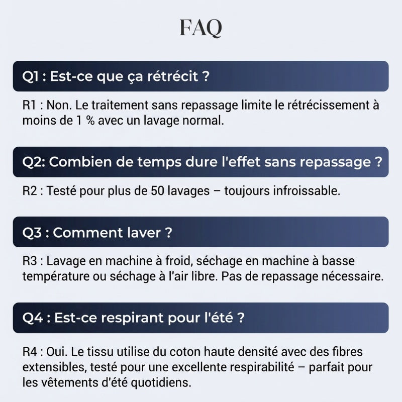 👔⚡60 % DE RÉDUCTION ! | Chemises pour hommes sans repassage – Pas de repassage, infroissables et confortables toute la journée !