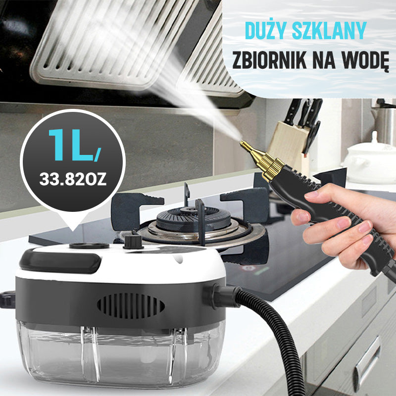 🔥 Gorąca wyprzedaż 50% RABATU 🔥 Ręczny odkurzacz parowy o mocy 2500 W, przeznaczony do czyszczenia w wysokich temperaturach