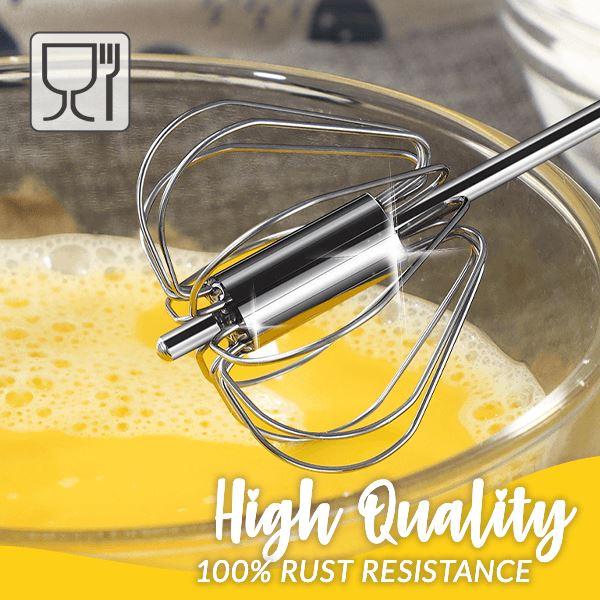 🥄 50% DE DESCONTO – Batedor Semi-Automático em Aço Inoxidável | Prático, eficiente & fácil de limpar