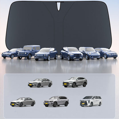 Protetor Solar Universal Dobrável para Parabrisa de Carro