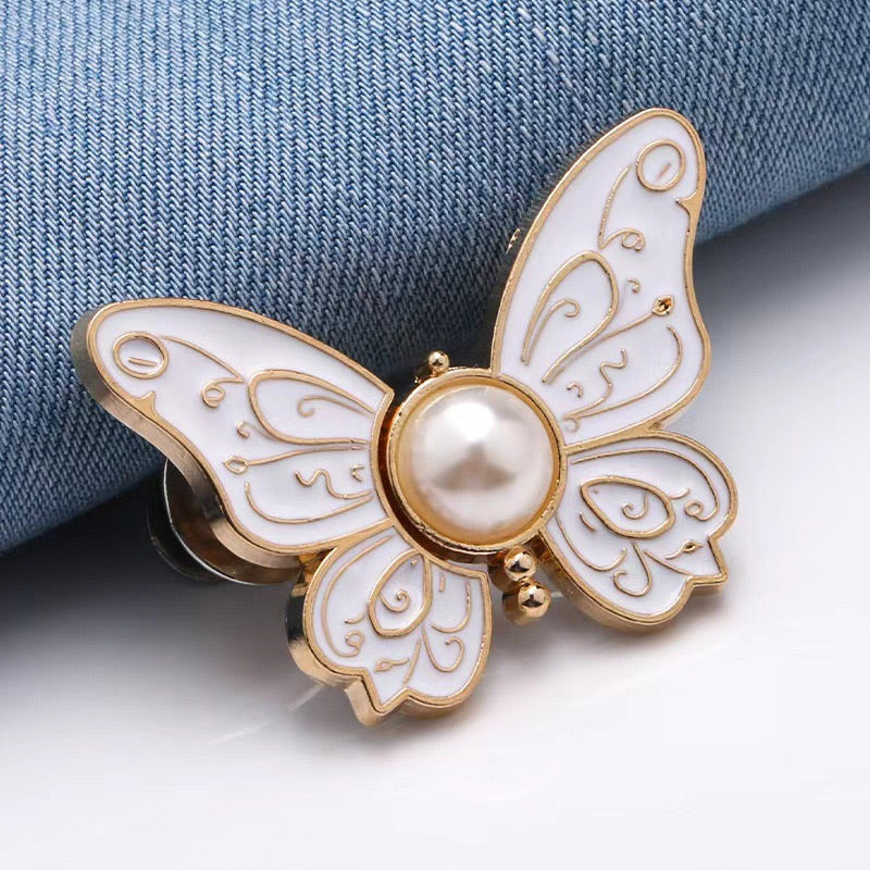 🦋 50% DE DESCONTO – Fivela Ajustável de Cintura Borboleta | Compre 1 Leve 9 Grátis, prática & versátil