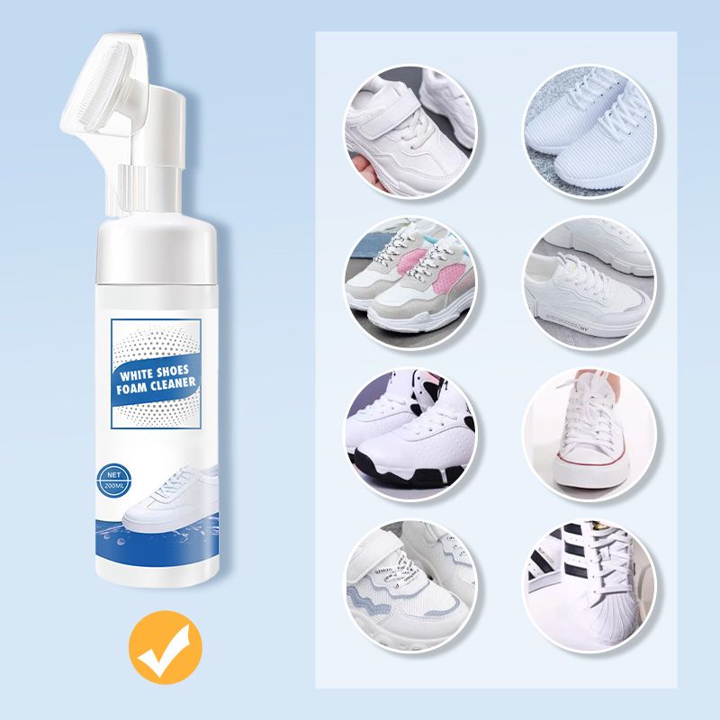 👟✨ 50% DE DESCONTO – Espuma Limpadora para Tênis Brancos | Clareamento Instantâneo – Remove Sujeira sem Esfregar 🧼💥