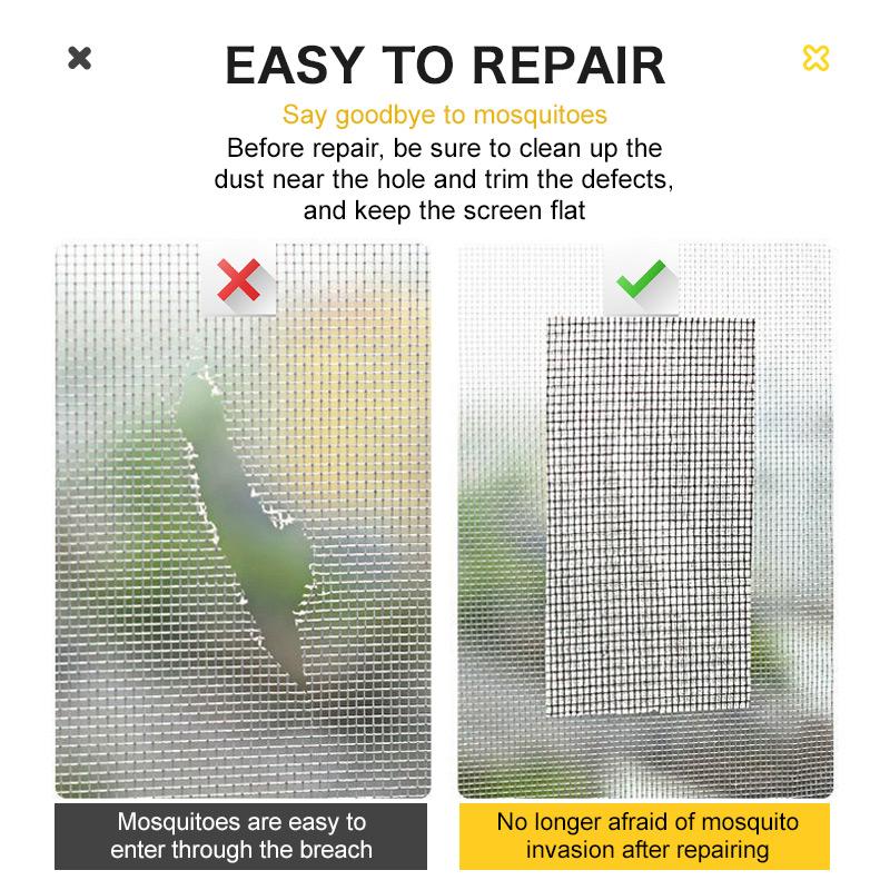 🪟 50% DE DESCONTO – Fita de Reparo para Telas | Repara furos e rasgos, fácil aplicação & mantém os mosquitos afastados 🦟🚫