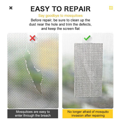 🪟 50% DE DESCONTO – Fita de Reparo para Telas | Repara furos e rasgos, fácil aplicação & mantém os mosquitos afastados 🦟🚫