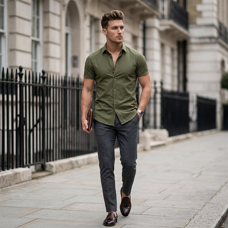 👔⚡60 % DE RÉDUCTION ! | Chemises pour hommes sans repassage – Pas de repassage, infroissables et confortables toute la journée !