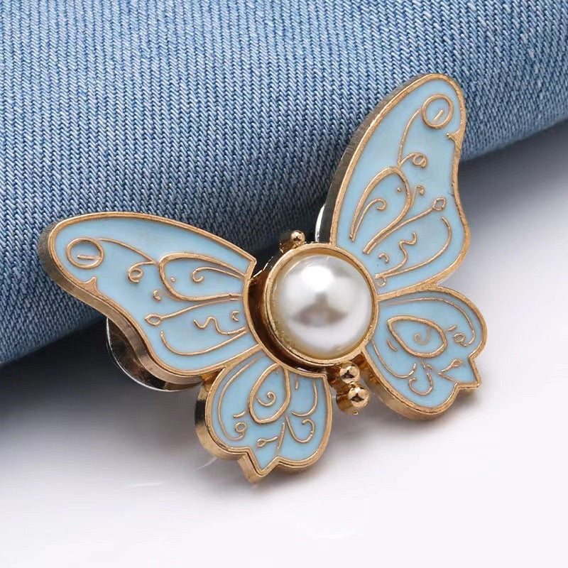 🦋 50% DE DESCONTO – Fivela Ajustável de Cintura Borboleta | Compre 1 Leve 9 Grátis, prática & versátil