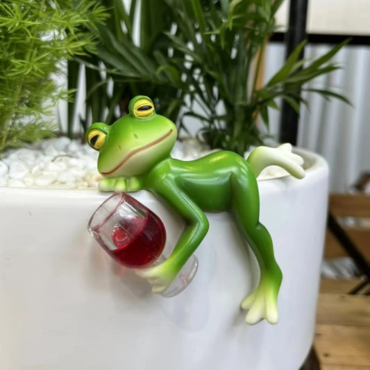 🐸Frühling Heißer Verkauf 49% Rabatt🍃Frosch-Blumentopf-Hänger-Ornament