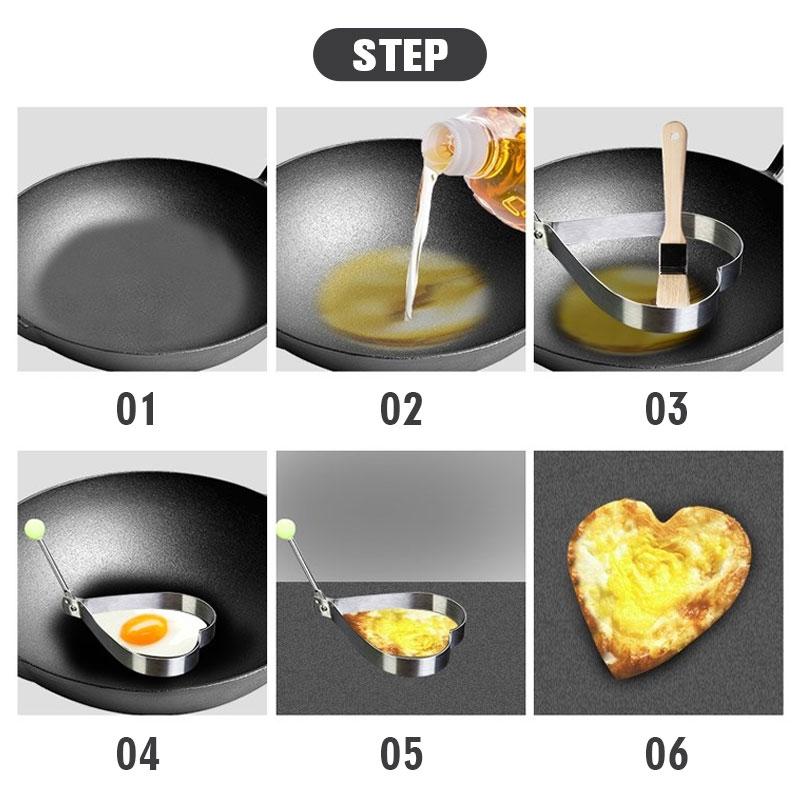 🔥Ofertas imperdíveis - Molde para omeletes em aço inoxidáve