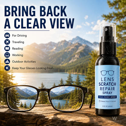 🔧 50% DE DESCONTO – Spray para Reparo de Arranhões em Lentes | Remove riscos, restaura a clareza & fácil aplicação