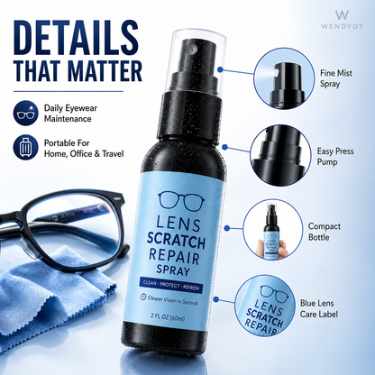 🔧 50% DE DESCONTO – Spray para Reparo de Arranhões em Lentes | Remove riscos, restaura a clareza & fácil aplicação