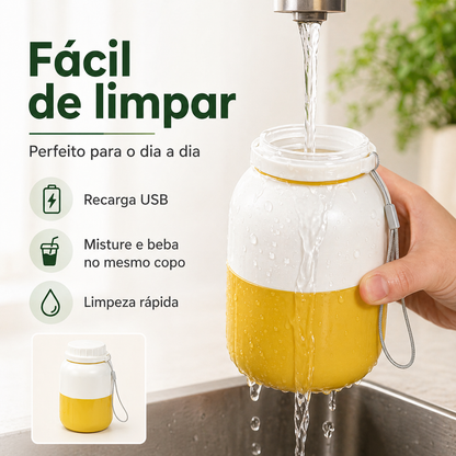 🔥 Promoção 🔥 Liquidificador de copo portátil sem fio | USB recarregável & fácil de limpar