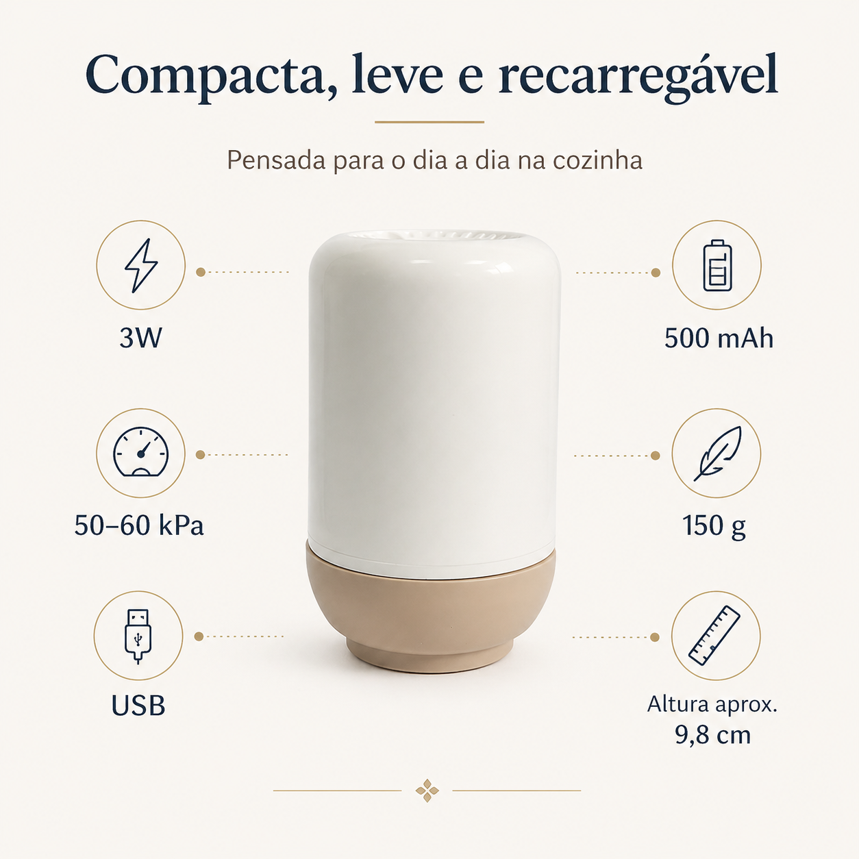 🔋 50% DE DESCONTO🔥 – Bomba elétrica portátil para selagem a vácuo | Remove o ar em segundos – Conserva alimentos por mais tempo