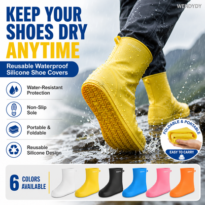 🦺 50% DE DESCONTO – Capa de Sapatos Impermeável e Resistente | Grossa, durável & proteção total