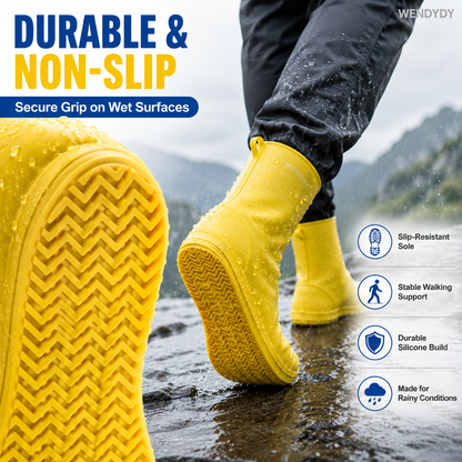 🦺 50% DE DESCONTO – Capa de Sapatos Impermeável e Resistente | Grossa, durável & proteção total