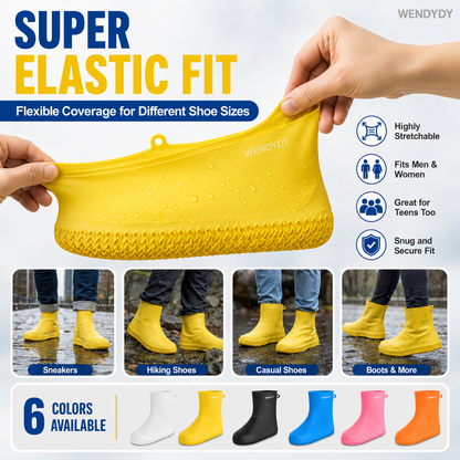 🦺 50% DE DESCONTO – Capa de Sapatos Impermeável e Resistente | Grossa, durável & proteção total