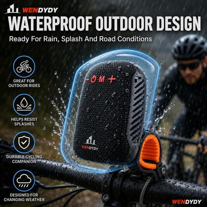 🚲 50% DE DESCONTO – Coluna Bluetooth Impermeável para Bicicleta | IPX5, TWS, som potente & fácil montagem 🎵🔊