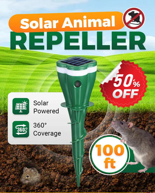 🌸 Hot Sale 50% Rabatt ☘️ Solarbetrieben wasserdicht Schraube Mole Abwehrmittel