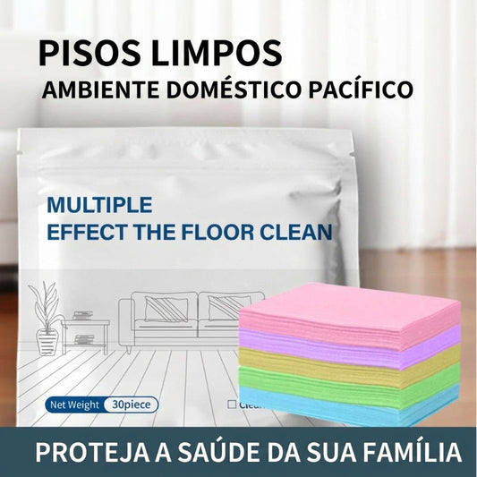 Folhas de Detergente Multiusos para Limpeza de Pavimentos