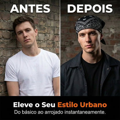 Bandana clássica para motociclista e desporto | Leve, respirável e absorvente de suor