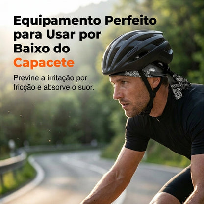 Bandana clássica para motociclista e desporto | Leve, respirável e absorvente de suor