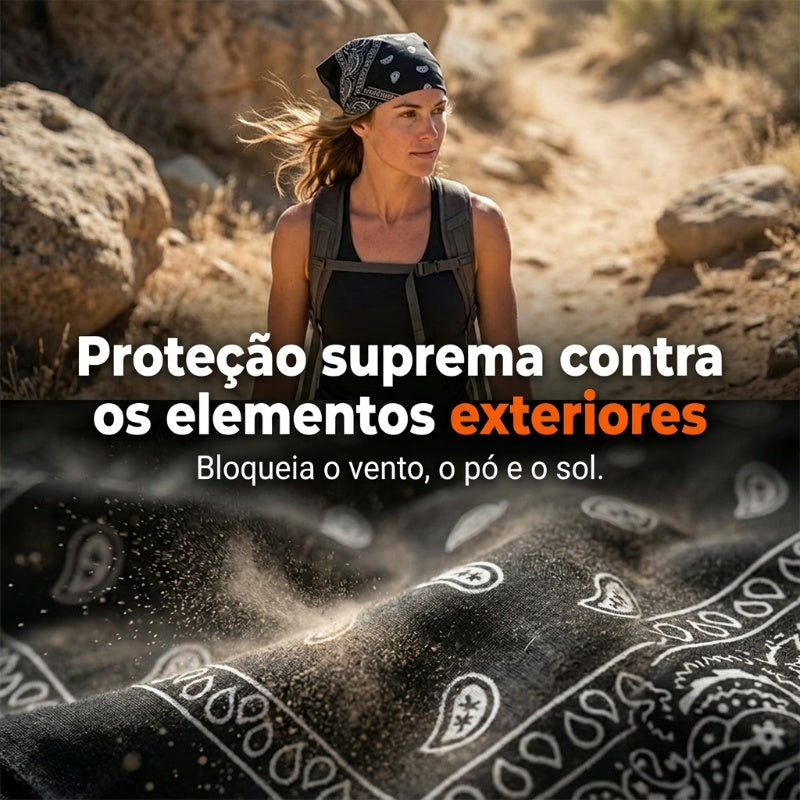 Bandana clássica para motociclista e desporto | Leve, respirável e absorvente de suor