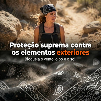 Bandana clássica para motociclista e desporto | Leve, respirável e absorvente de suor