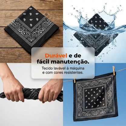 Bandana clássica para motociclista e desporto | Leve, respirável e absorvente de suor