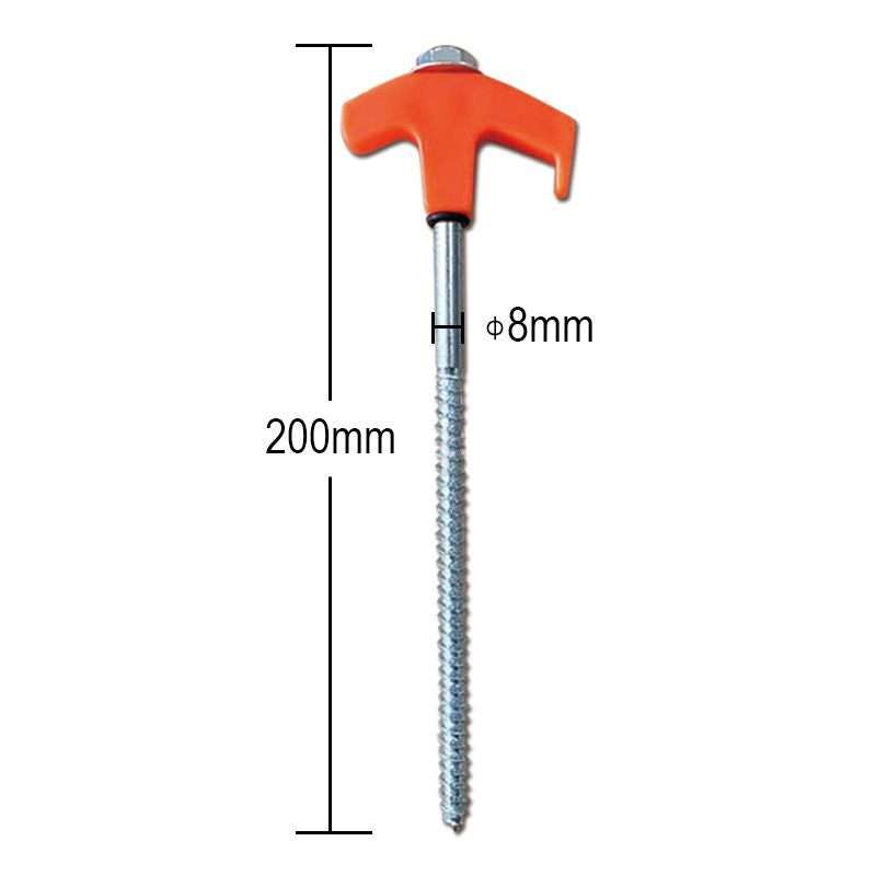 ⛺ 50% DE DESCONTO – Estacas Âncora de Rosca 8" para Barraca | Fixação firme, fácil instalação & resistente