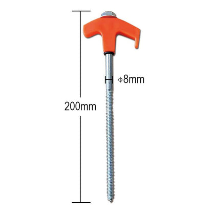 ⛺ 50% DE DESCONTO – Estacas Âncora de Rosca 8" para Barraca | Fixação firme, fácil instalação & resistente