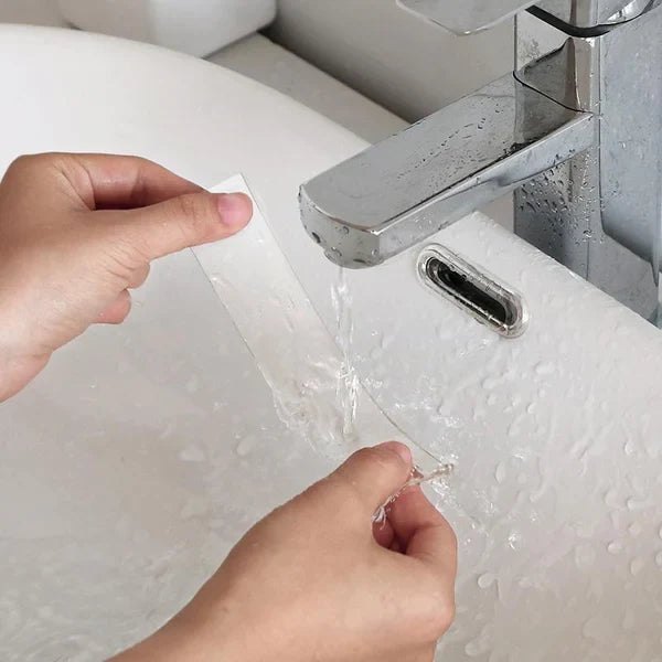 ✨ 50% DE DESCONTO – Fita Adesiva Transparente Reutilizável | Sem resíduos, dupla face & prática