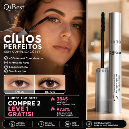 ✨ 50% DE DESCONTO – Máscara 4D à Prova d'Água | Alongamento sedoso, resistente ao suor, lágrimas & chuva 💦🧴